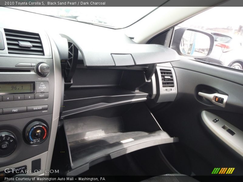 Black Sand Pearl / Dark Charcoal 2010 Toyota Corolla S