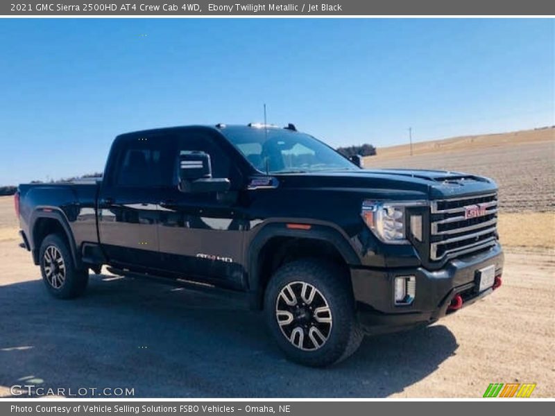Ebony Twilight Metallic / Jet Black 2021 GMC Sierra 2500HD AT4 Crew Cab 4WD