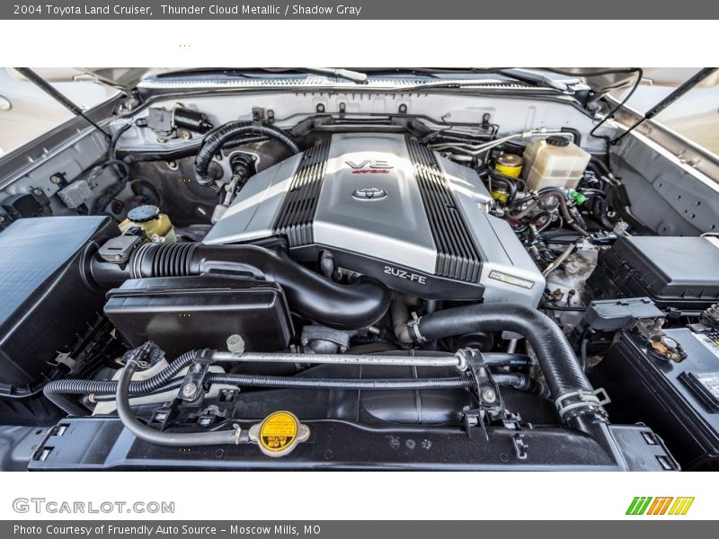 Thunder Cloud Metallic / Shadow Gray 2004 Toyota Land Cruiser