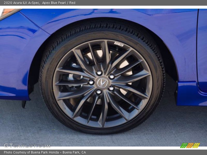 Apex Blue Pearl / Red 2020 Acura ILX A-Spec