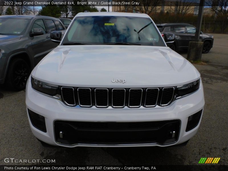 Bright White / Global Black/Steel Gray 2022 Jeep Grand Cherokee Overland 4x4