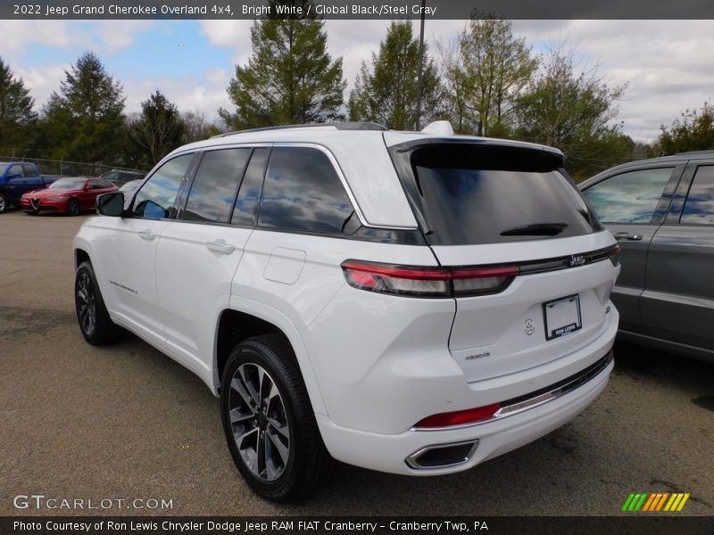 Bright White / Global Black/Steel Gray 2022 Jeep Grand Cherokee Overland 4x4