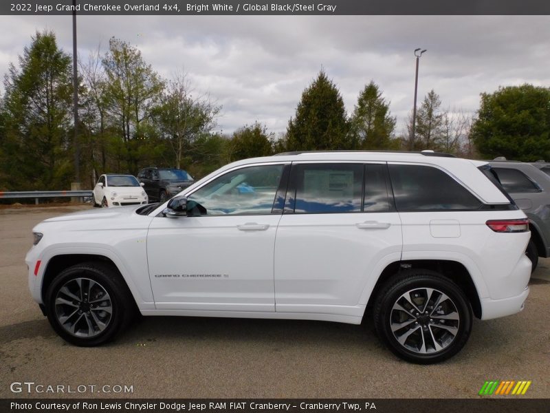 Bright White / Global Black/Steel Gray 2022 Jeep Grand Cherokee Overland 4x4