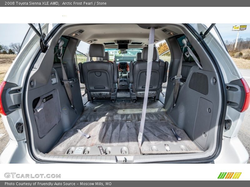 Arctic Frost Pearl / Stone 2008 Toyota Sienna XLE AWD