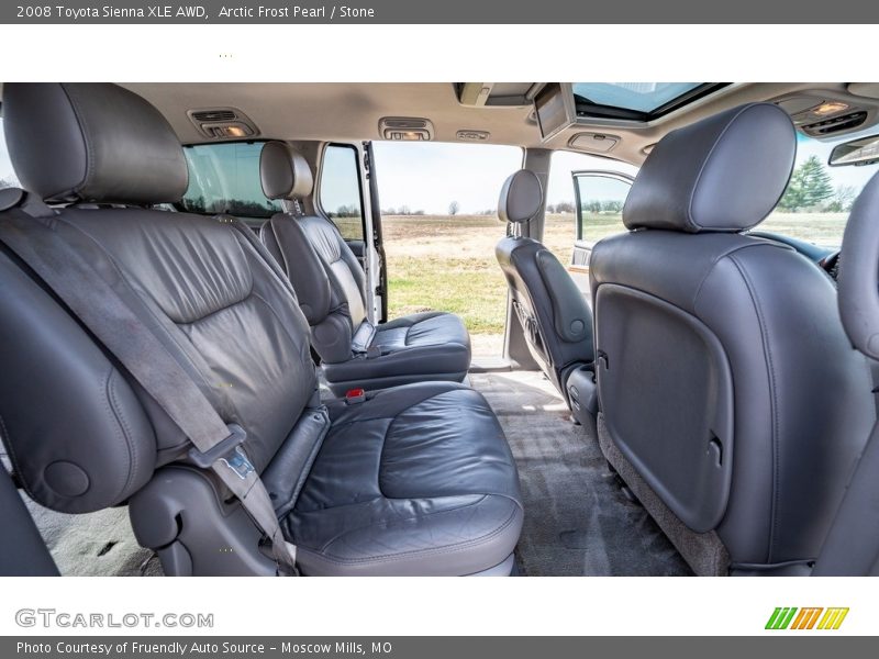 Arctic Frost Pearl / Stone 2008 Toyota Sienna XLE AWD