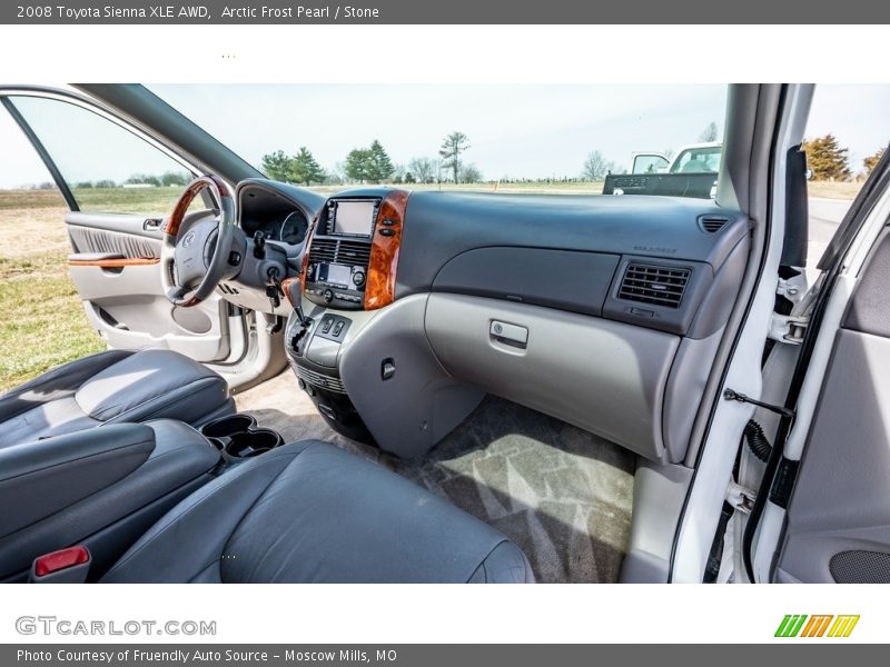 Arctic Frost Pearl / Stone 2008 Toyota Sienna XLE AWD