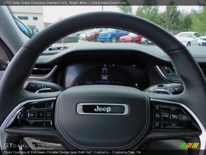 Bright White / Global Black/Steel Gray 2022 Jeep Grand Cherokee Overland 4x4