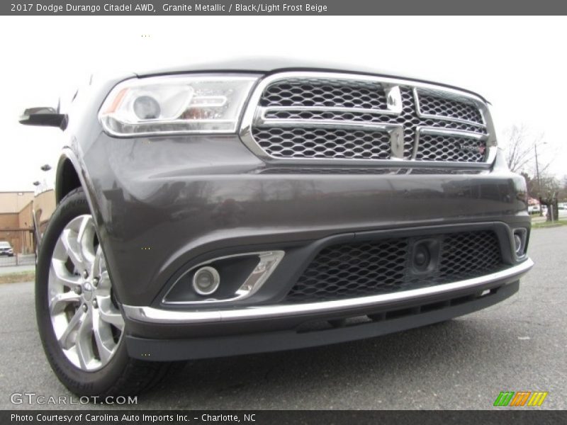 Granite Metallic / Black/Light Frost Beige 2017 Dodge Durango Citadel AWD