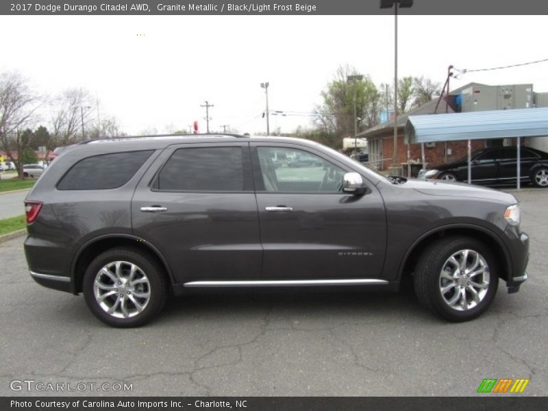 Granite Metallic / Black/Light Frost Beige 2017 Dodge Durango Citadel AWD