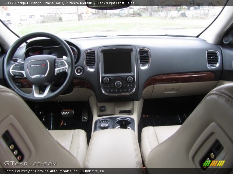  2017 Durango Citadel AWD Black/Light Frost Beige Interior
