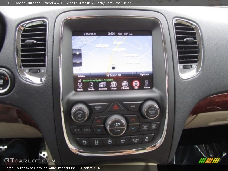 Controls of 2017 Durango Citadel AWD