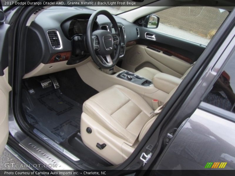 Granite Metallic / Black/Light Frost Beige 2017 Dodge Durango Citadel AWD