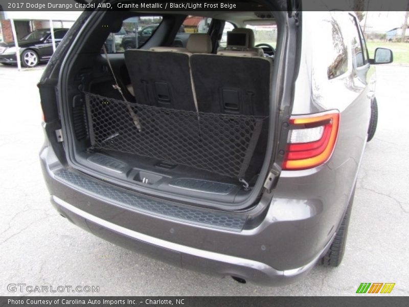 Granite Metallic / Black/Light Frost Beige 2017 Dodge Durango Citadel AWD