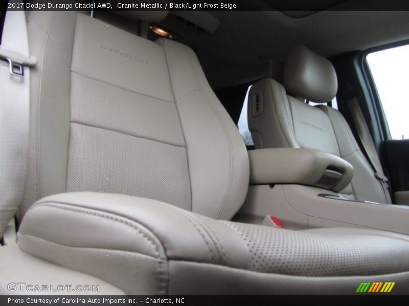 Front Seat of 2017 Durango Citadel AWD