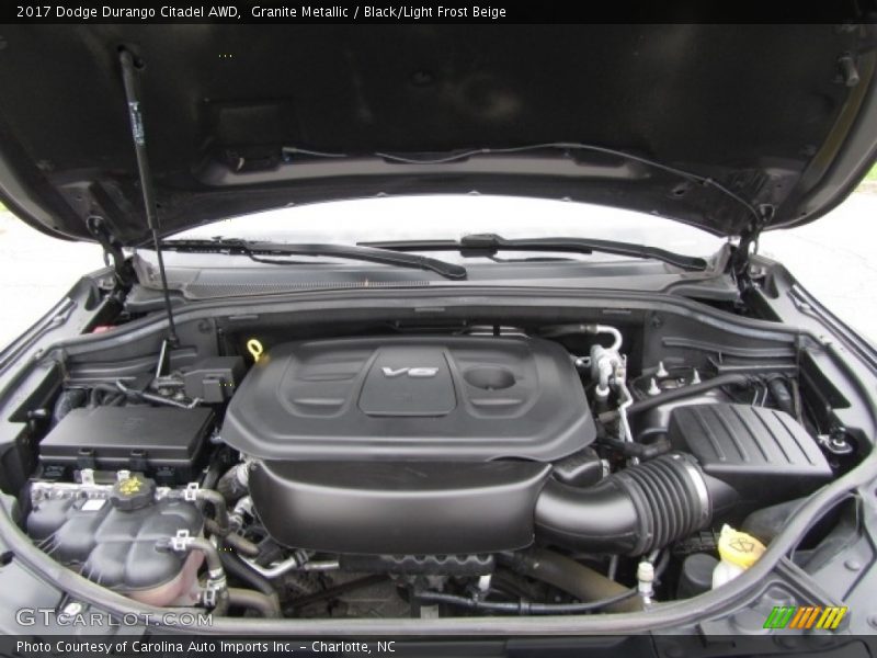 Granite Metallic / Black/Light Frost Beige 2017 Dodge Durango Citadel AWD