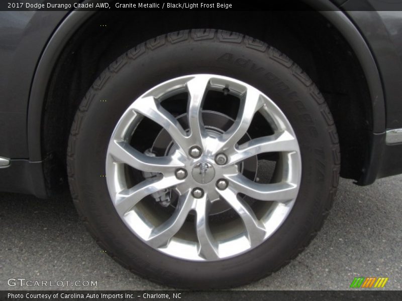  2017 Durango Citadel AWD Wheel
