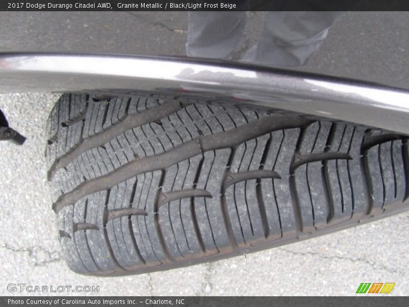 Granite Metallic / Black/Light Frost Beige 2017 Dodge Durango Citadel AWD