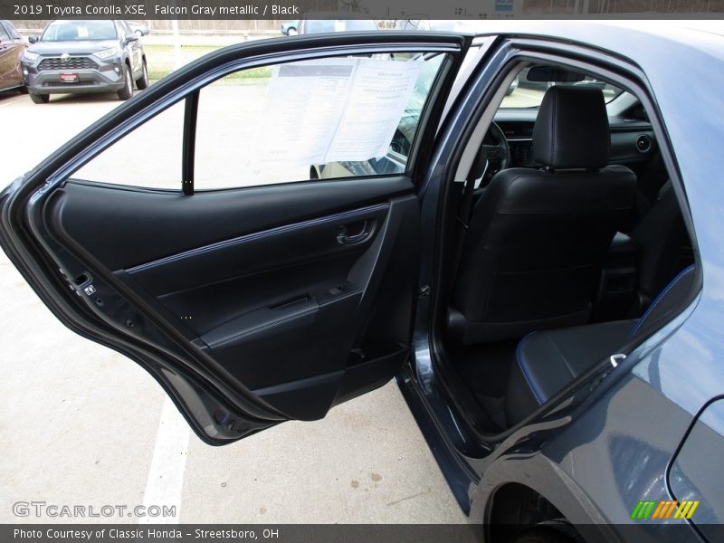 Falcon Gray metallic / Black 2019 Toyota Corolla XSE