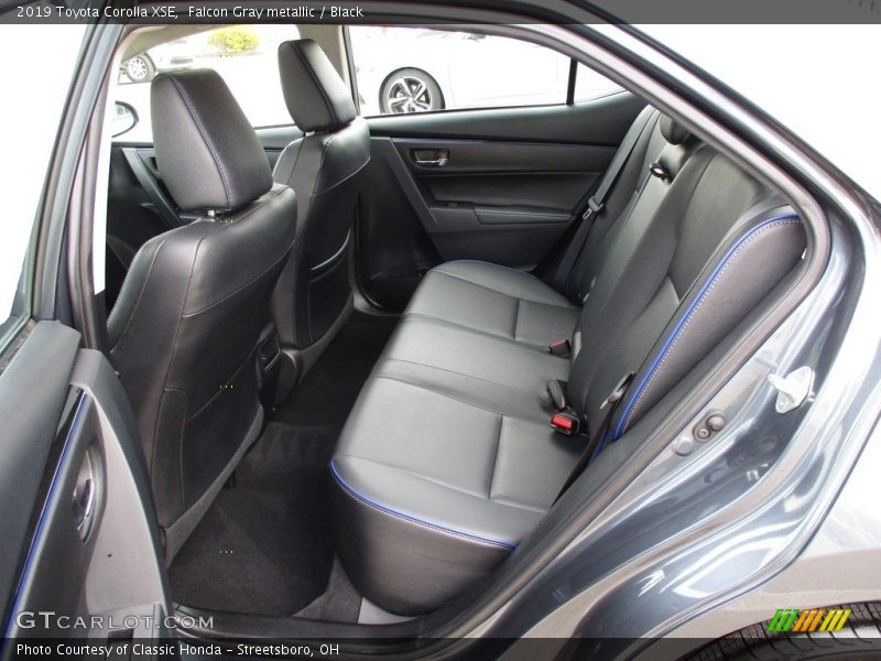 Falcon Gray metallic / Black 2019 Toyota Corolla XSE