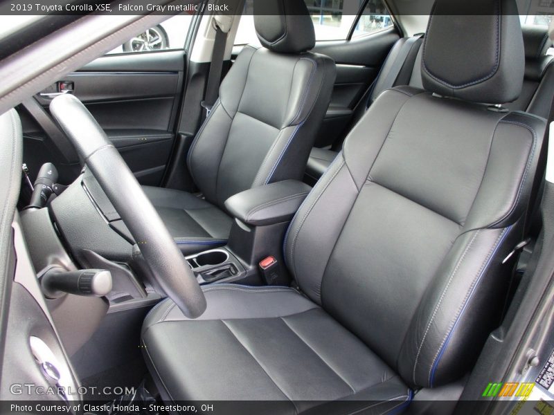 Falcon Gray metallic / Black 2019 Toyota Corolla XSE