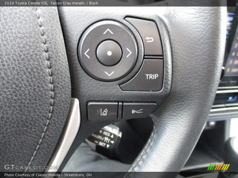 Falcon Gray metallic / Black 2019 Toyota Corolla XSE