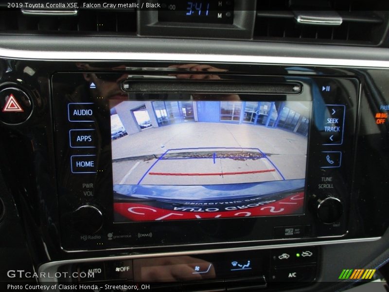 Falcon Gray metallic / Black 2019 Toyota Corolla XSE