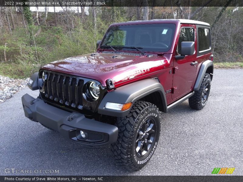 Snazzberry Pearl / Black 2022 Jeep Wrangler Willys 4x4