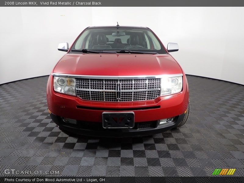 Vivid Red Metallic / Charcoal Black 2008 Lincoln MKX