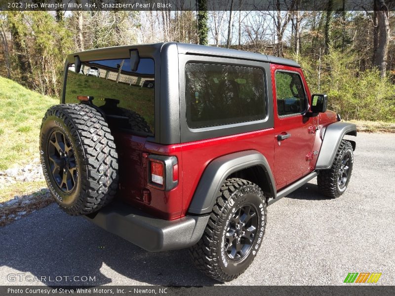 Snazzberry Pearl / Black 2022 Jeep Wrangler Willys 4x4
