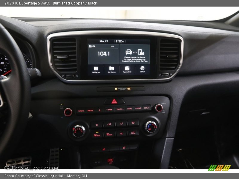 Burnished Copper / Black 2020 Kia Sportage S AWD