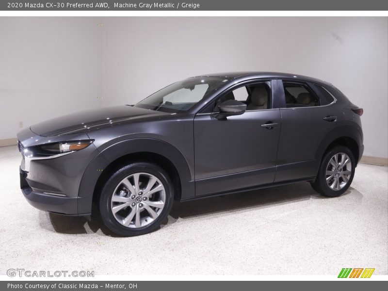 Machine Gray Metallic / Greige 2020 Mazda CX-30 Preferred AWD