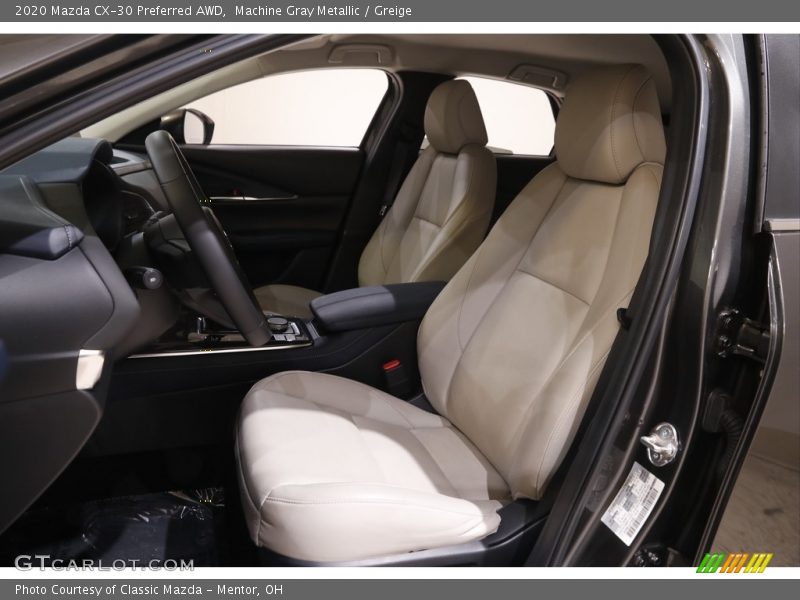 Machine Gray Metallic / Greige 2020 Mazda CX-30 Preferred AWD