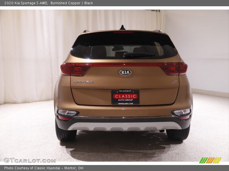 Burnished Copper / Black 2020 Kia Sportage S AWD