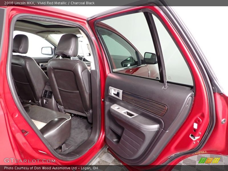 Vivid Red Metallic / Charcoal Black 2008 Lincoln MKX