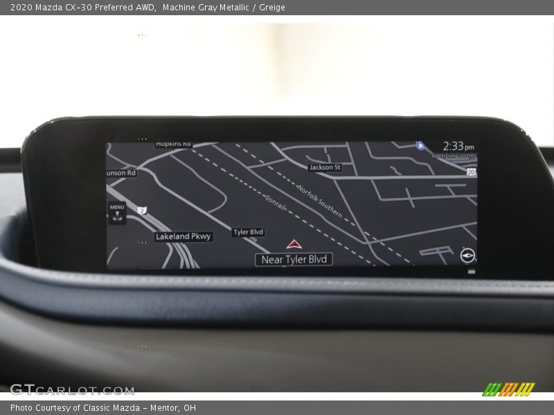 Machine Gray Metallic / Greige 2020 Mazda CX-30 Preferred AWD
