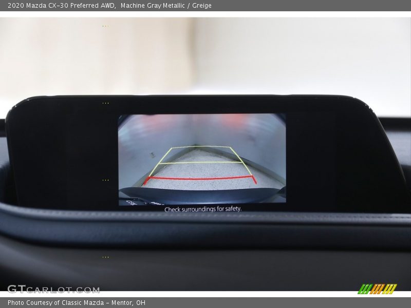 Machine Gray Metallic / Greige 2020 Mazda CX-30 Preferred AWD