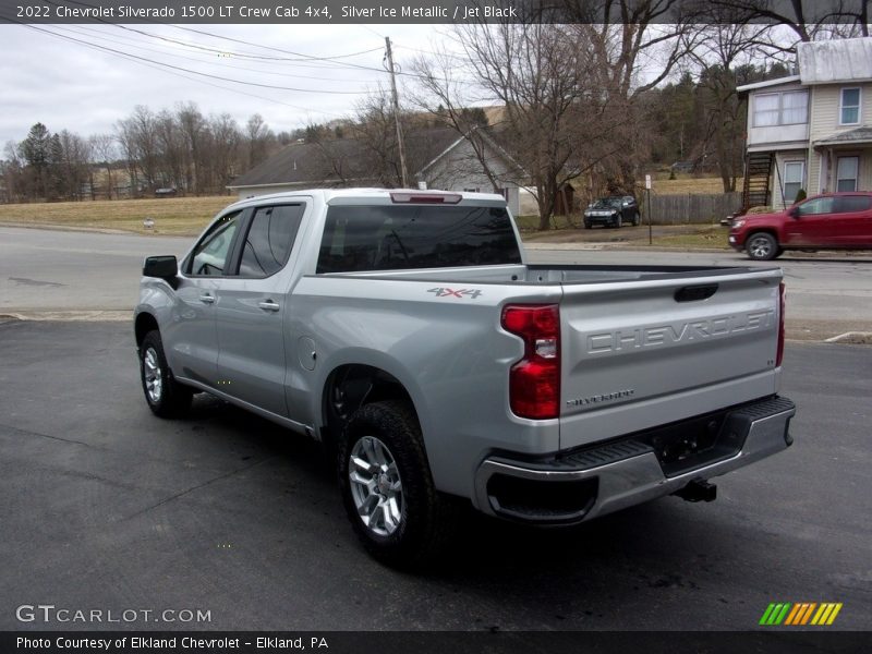 Silver Ice Metallic / Jet Black 2022 Chevrolet Silverado 1500 LT Crew Cab 4x4