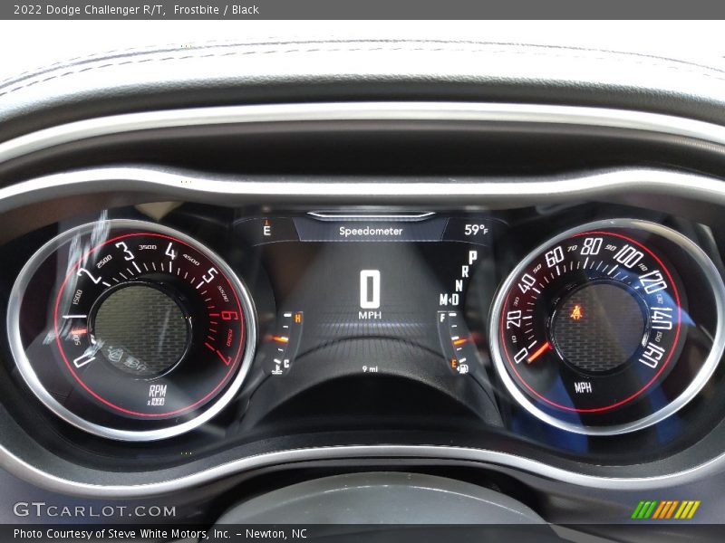 Frostbite / Black 2022 Dodge Challenger R/T