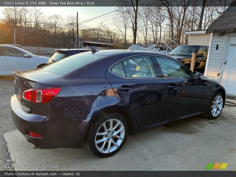 Deep Sea Blue Mica / Ecru 2011 Lexus IS 250 AWD