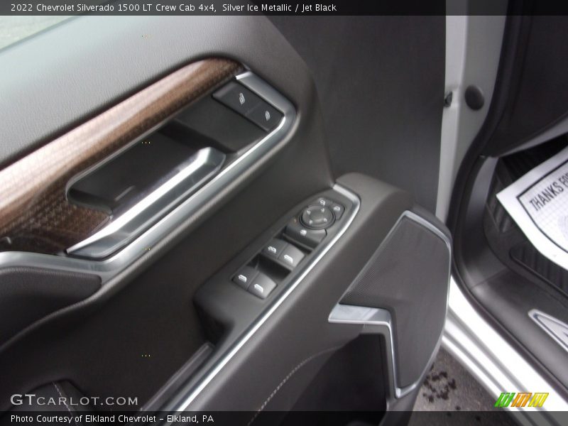 Silver Ice Metallic / Jet Black 2022 Chevrolet Silverado 1500 LT Crew Cab 4x4