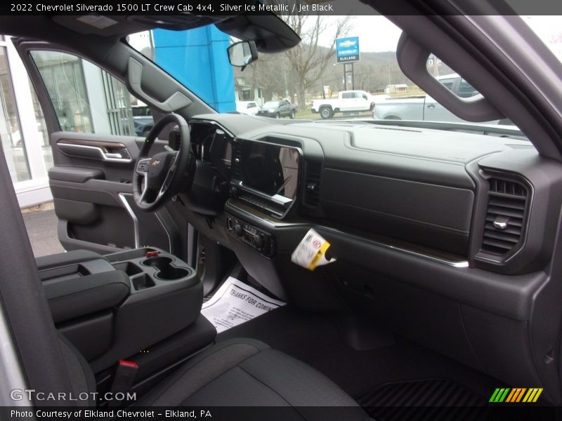 Silver Ice Metallic / Jet Black 2022 Chevrolet Silverado 1500 LT Crew Cab 4x4