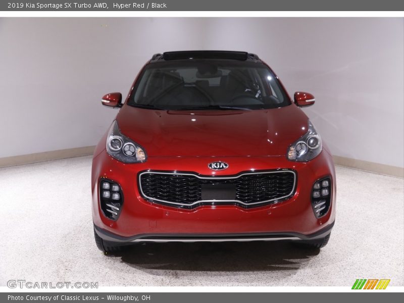 Hyper Red / Black 2019 Kia Sportage SX Turbo AWD