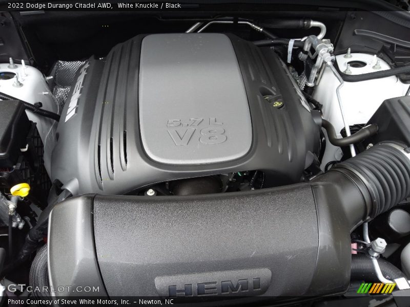  2022 Durango Citadel AWD Engine - 5.7 Liter HEMI OHV 16-Valve VVT V8