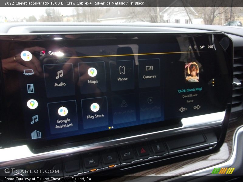 Silver Ice Metallic / Jet Black 2022 Chevrolet Silverado 1500 LT Crew Cab 4x4
