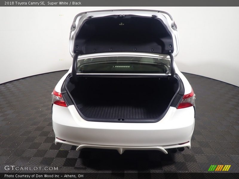 Super White / Black 2018 Toyota Camry SE