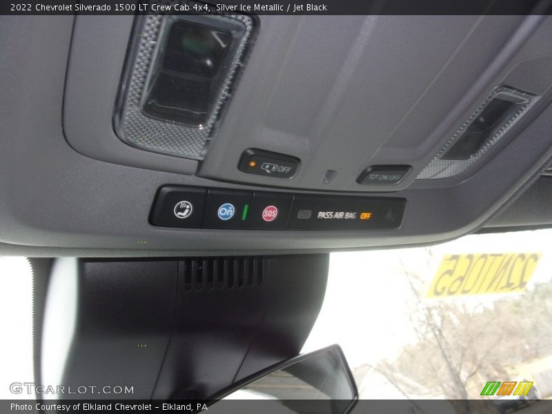 Silver Ice Metallic / Jet Black 2022 Chevrolet Silverado 1500 LT Crew Cab 4x4