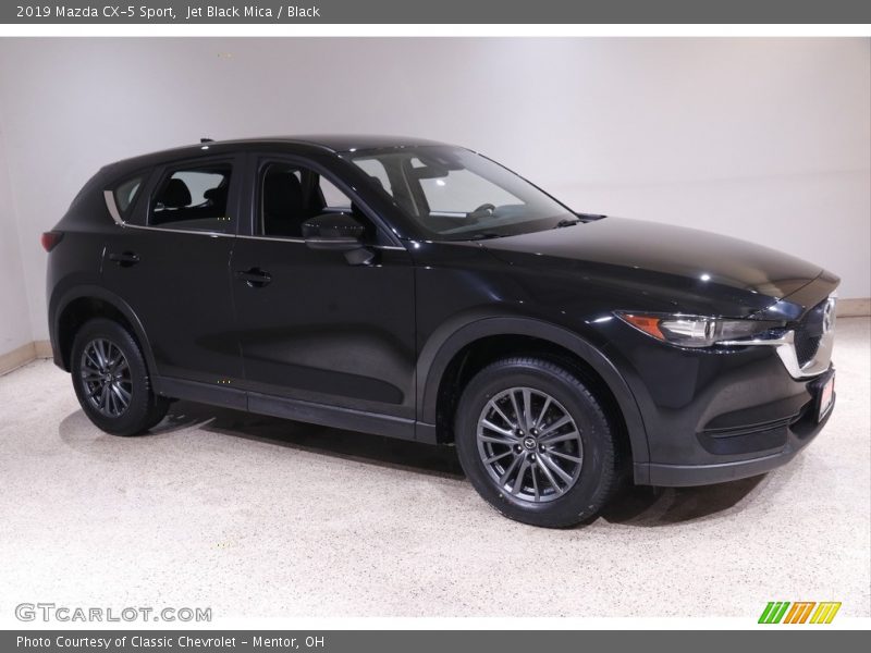 Jet Black Mica / Black 2019 Mazda CX-5 Sport