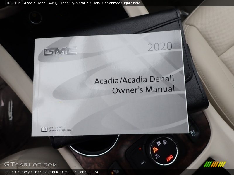 Dark Sky Metallic / Dark Galvanized/Light Shale 2020 GMC Acadia Denali AWD