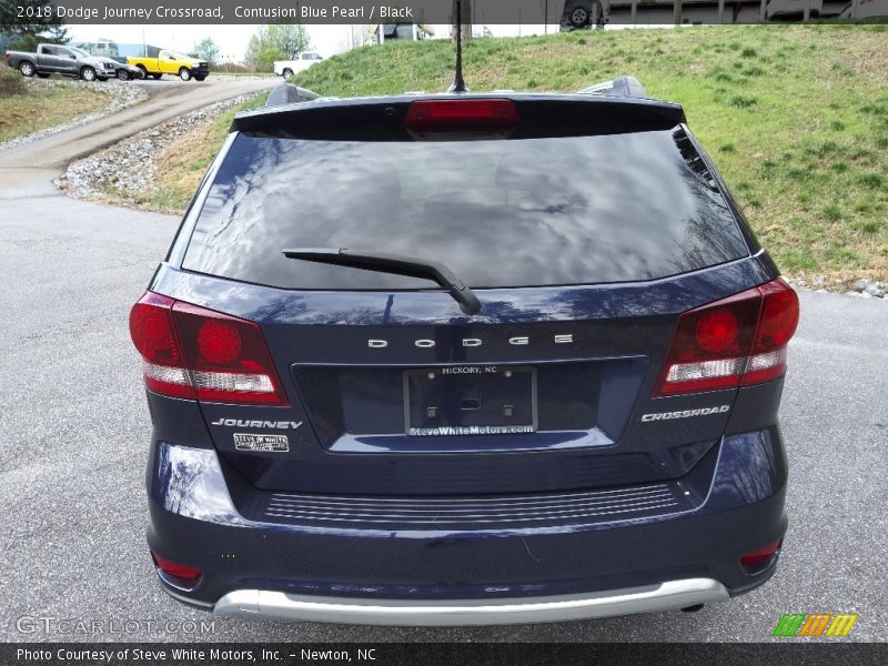 Contusion Blue Pearl / Black 2018 Dodge Journey Crossroad