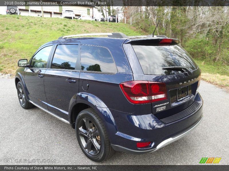 Contusion Blue Pearl / Black 2018 Dodge Journey Crossroad